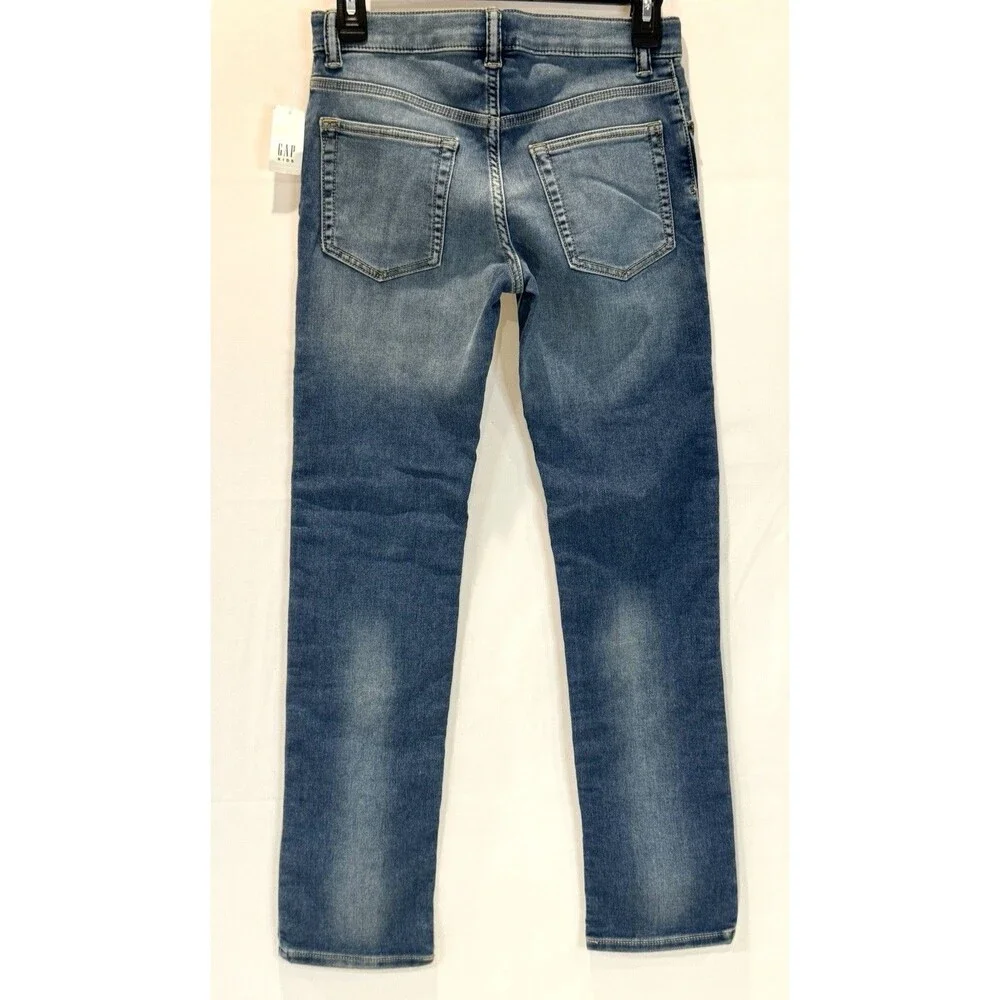 Gap Kids Girls Jeans Size 14 Regular Stretch Slim Medium Wash Denim NWT